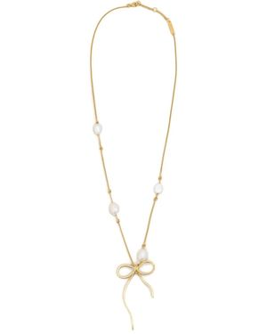 Marni Pearl-Embellished Necklace - White