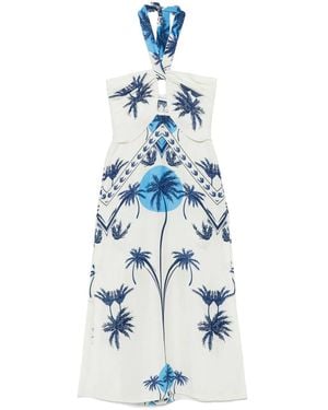 Raquel Diniz Ipanema Midi Dress - Blue