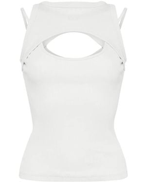 Off-White c/o Virgil Abloh Layered Cut-Out Tank Top - White