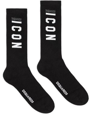DSquared² Icon 靴下 - ブラック