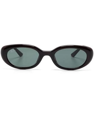 Ray-Ban Oval-Frame Sunglasses - Black