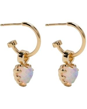 Stolen Girlfriends Club Love Claw Anchor Earrings - Metallic