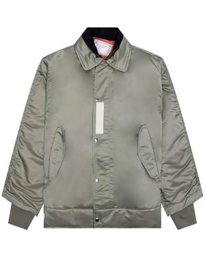 Sacai Pocketed Bomber Jacket - Grey
