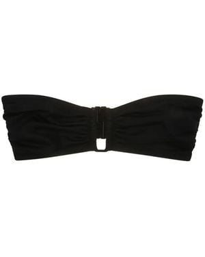 Eres Ruched Bikini Bra - Black