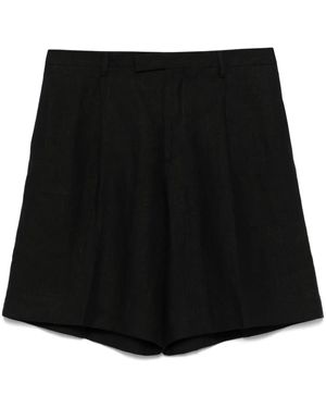 Lardini Bermudas de lino - Negro