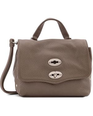 Zanellato Baby Postina® studded top-handle satchel - Metálico