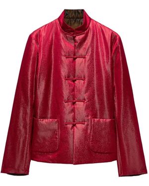 Shanghai Tang Reversible Pocket Jacket - Red