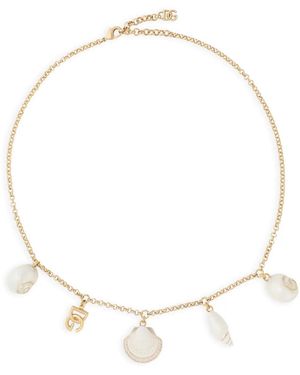 Dolce & Gabbana Collar Capri Dg Con Charm - Metálico