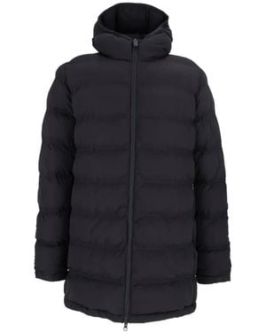 Aspesi Parka Matelassé À Capuche - Blue