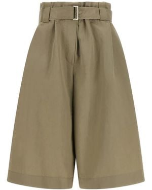 Brunello Cucinelli Belted Shorts - Green