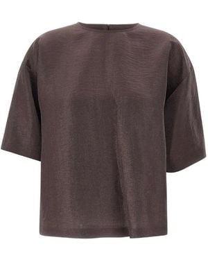 BOSS Short-Sleeve Blouse - Brown