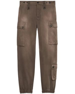 Fortela Pantalon Jodit À Poches Cargo - Brown