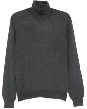 GIUUNO Fine-knit jumper - Grau