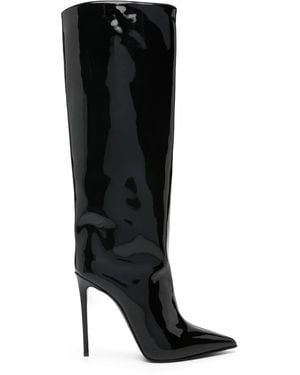 Le Silla 125Mm Leather Knee-Length Boots - Black