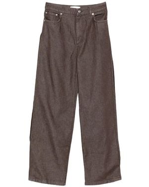 Sportmax Beati Wide-Leg Jeans - Brown