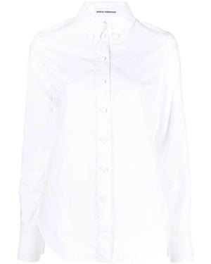 Rabanne Button-Down Organic Cotton Shirt - White