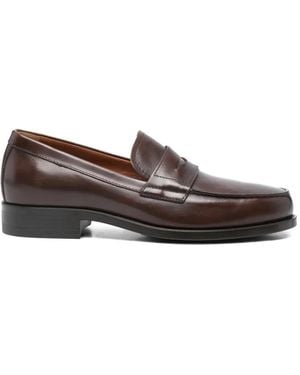 Nero Giardini Mocassins En Cuir À Entaille Penny - Brown