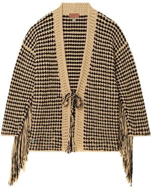 Alanui Tropical Shadow Cardigan - Gelb
