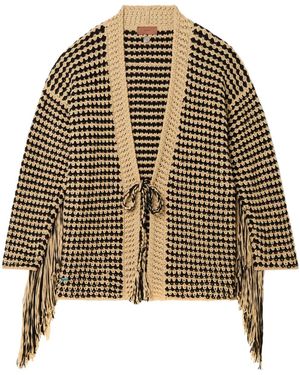 Alanui Tropical Shadow Cardigan - Yellow