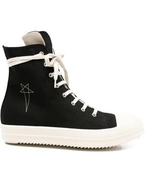 Rick Owens Lace-Up Trainers - Black