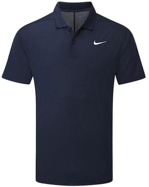 Nike Victory Logo Golf Polo Shirt - Blue