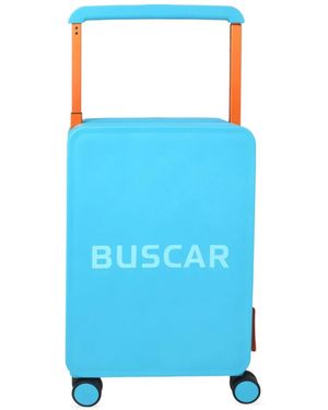 BUSCAR 1 Logo-Print Cabin Bag - Blue