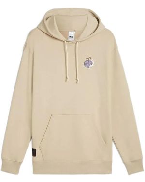 PUMA X One Piece Graphic-Print Hoodie - Natural