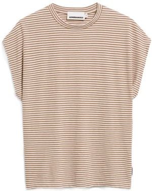 ARMEDANGELS Striped T-Shirt - Natural