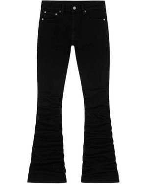 SERENEDE Logo-Embroidered Jeans - Black