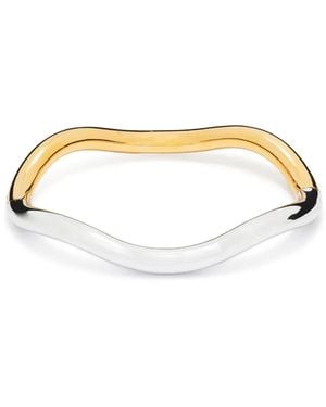 Charlotte Chesnais Wave Two-Tone Bracelet - Metallic