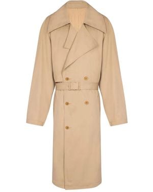 Balmain Gabardina con cinturón - Neutro