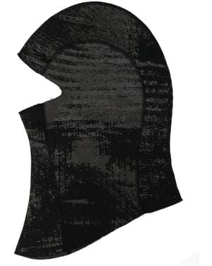 Julius Balaklava Mit Grafischem Print - Schwarz