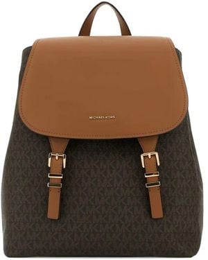 MICHAEL Michael Kors Monogram-Print Backpack - Brown