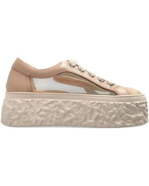 Agl Attilio Giusti Leombruni Textured Flatform Sneakers - Multicolour