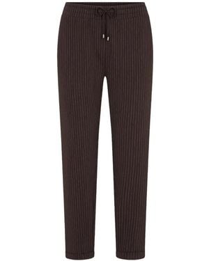 Juvia Jogginghose mit Seitenstreifen - Braun