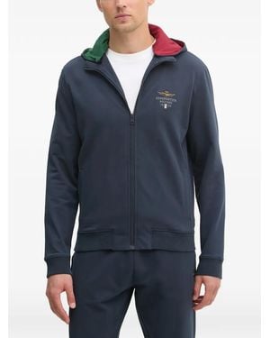 Aeronautica Militare Zip Embroidered Tracksuit - Blue