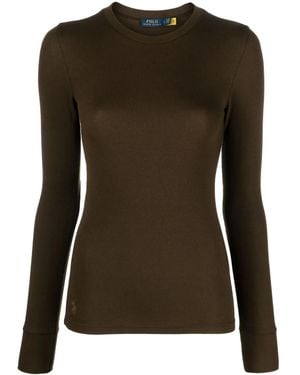 Polo Ralph Lauren Polo Pony ファインニット セーター - ブラウン