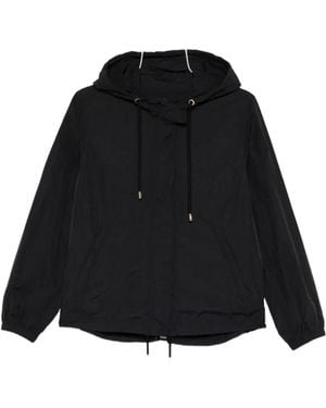 Emporio Armani Hooded Blouson Jacket - Black