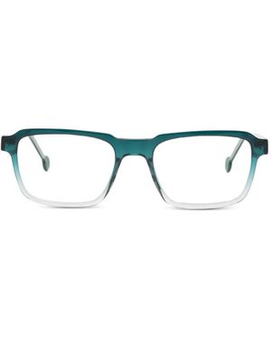 L.A. EYEWORKS Gafas Dan Con Montura Rectangular - Verde