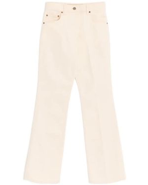 Valentino Garavani Vaqueros Con Detalle De V - Blanco