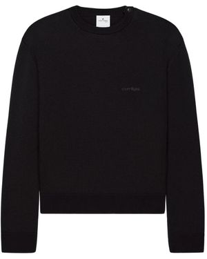 Courreges Crew-Neck Jumper - Black