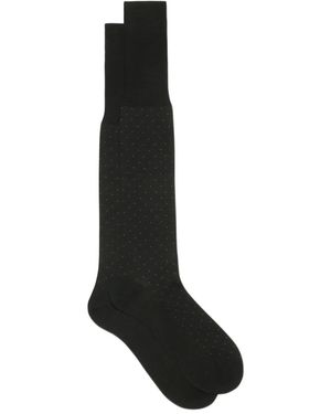 Bresciani Cotton Socks - Black