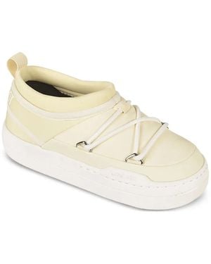 Moon Boot Park Icon Lace-Up Flat Trainers - White