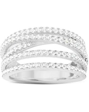 Apm Monaco Promesse 5-Hoop Cubic Zirconia Ring - White
