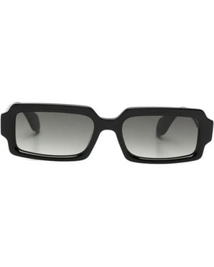 Gigi Studios Lunettes De Soleil Amber À Monture Rectangulaire - Gris