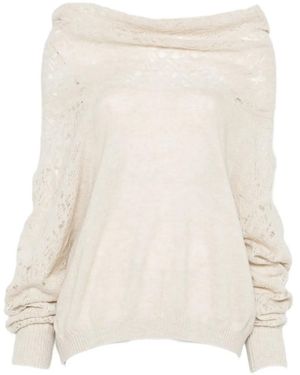 D.exterior Cowl-neck Sweater - ナチュラル