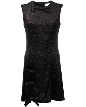 Viktor & Rolf Bow-Detail A-Line Minidress - Black