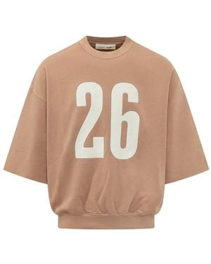 Fear Of God Oberteil Mit Rundem Ausschnitt - Natur