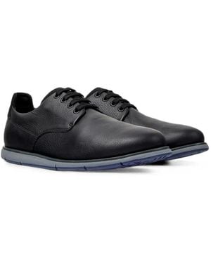 Camper Smith Leather Sneakers - Black