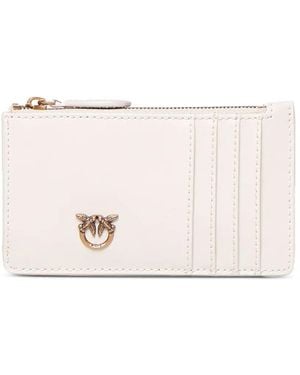 Pinko Zip-Up Wallet - Natural